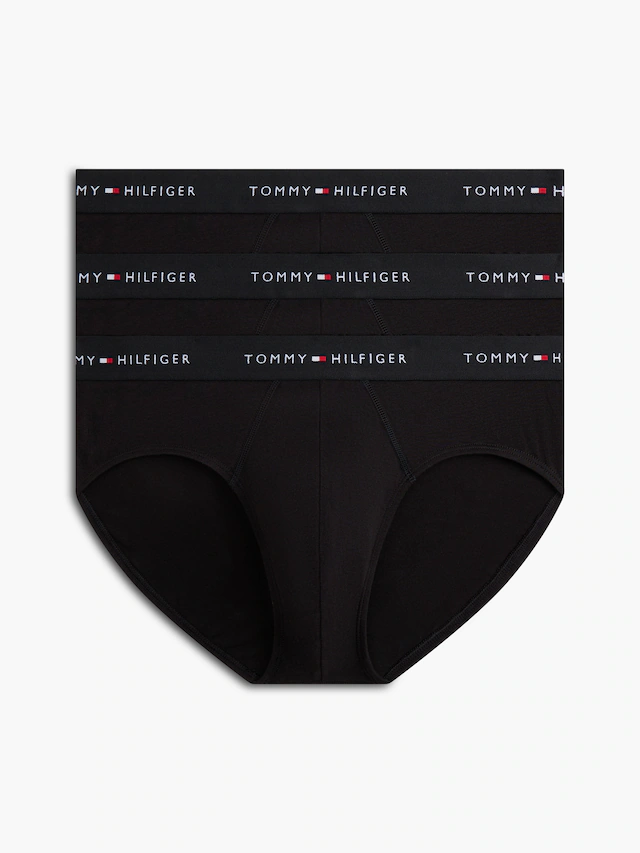 Tommy Hilfiger Underwear Slip »3P BRIEF DTM« Packung, 3er, 3 Stk. mit Logo-Elastikbund