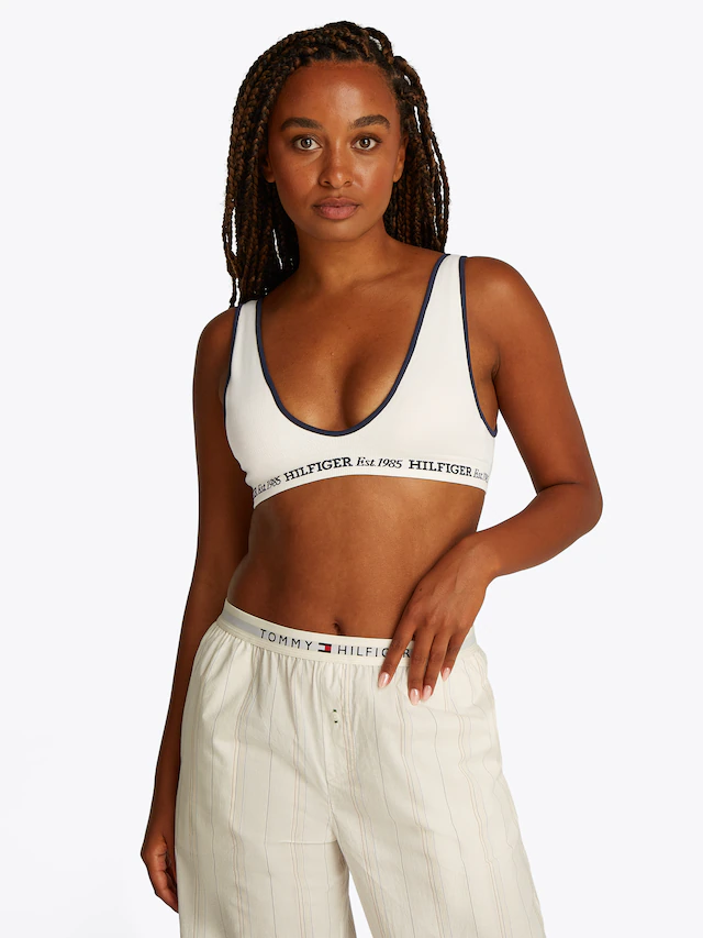 Tommy Hilfiger Underwear Triangel-BH »RP TRIANGLE« mit Rippenstruktur, mit Logoschriftzug