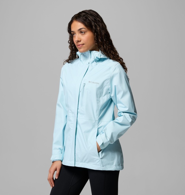 Columbia Regenjacke »Pouring Adventure III Jacket« mit Kapuze mit per Gummizug verstellbarer Kapuze, wasserdicht, winddicht