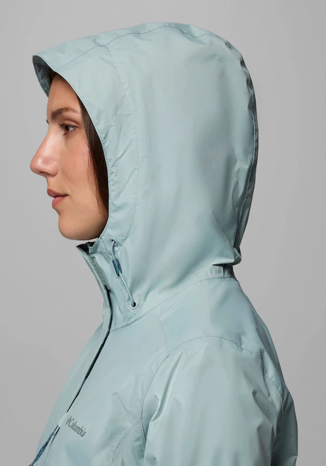 Columbia Regenjacke »Pouring Adventure III Jacket« mit Kapuze mit per Gummizug verstellbarer Kapuze, wasserdicht, winddicht