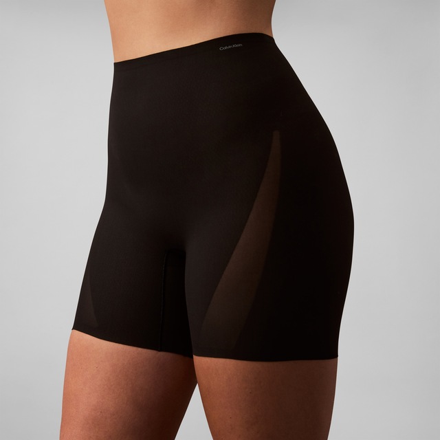 Calvin Klein Underwear Formpants »SCULPT FIRM THIGH SLIMMER SHORT« mit Mesh-Einsätzen, shapewear