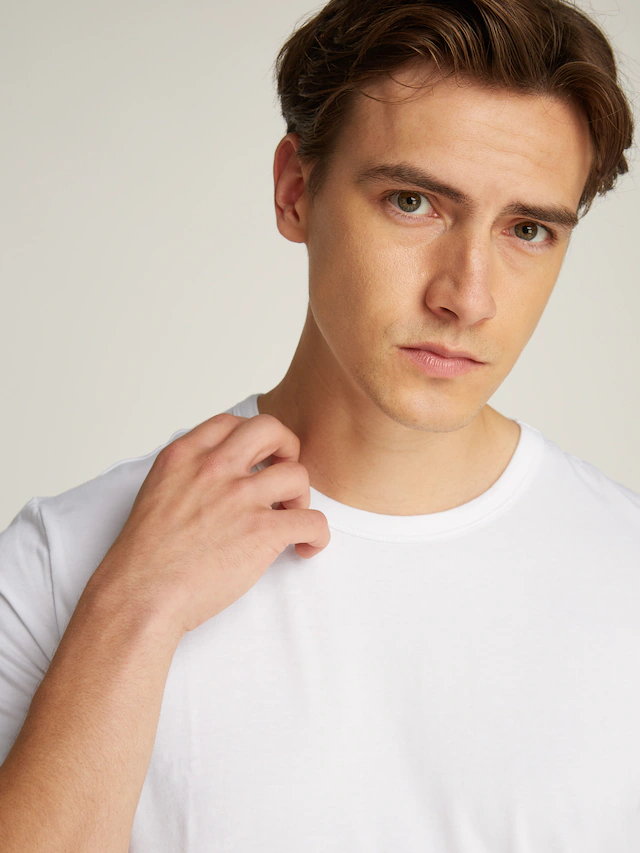 Calvin Klein Underwear T-Shirt »SHORT SLEEVE CREW NECK 3PK« Packung, 3er-Pack, 3 mit Logo am Saum