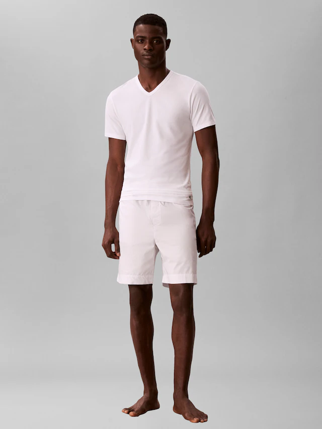 Calvin Klein Underwear T-Shirt »S/S V NECK 3PK« Packung, 3er-Pack, 3 mit Logo am Saum