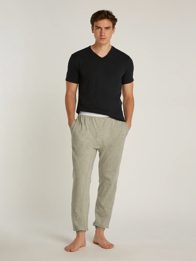 Calvin Klein Underwear T-Shirt »S/S V NECK 3PK« Packung, 3er-Pack, 3 mit Logo am Saum