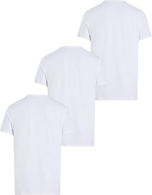 Calvin Klein Underwear T-Shirt »S/S V NECK 3PK« Packung, 3er-Pack, 3 mit Logo am Saum