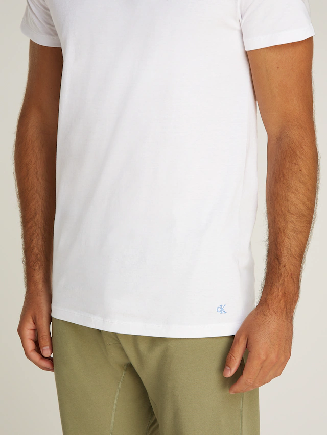 Calvin Klein Underwear T-Shirt »S/S CREW NECK 3PK« Packung, 3er-Pack, 3 Stk. mit Logostickerei