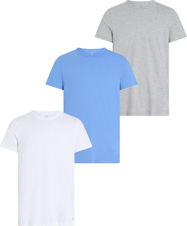 Calvin Klein Underwear T-Shirt »S/S CREW NECK 3PK« Packung, 3er-Pack, 3 Stk. mit Logostickerei