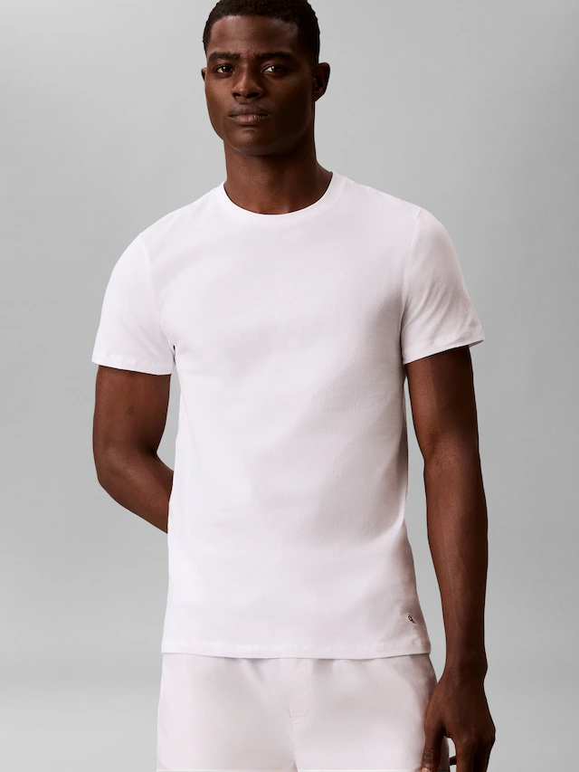 Calvin Klein Underwear T-Shirt »S/S CREW NECK 3PK« Packung, 3er-Pack, 3 Stk. mit Logostickerei