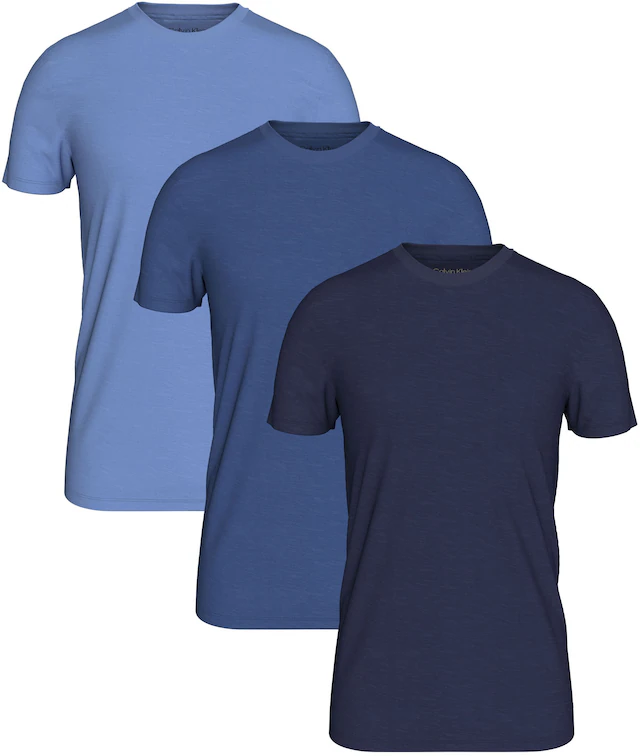 Calvin Klein Underwear T-Shirt »S/S CREW NECK 3PK« Packung, 3er-Pack, 3 Stk. mit Logostickerei