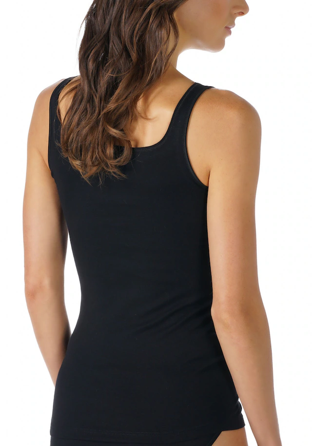 Mey Tanktop »Noblesse« schmale Passform, breite Träger, tiefer V-Ausschnitt