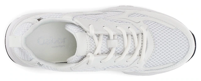 Gabor Keilsneaker »FLORENZ« Freizeitschuh, Halbschuh, Schnürer in Bequemweite G (= weit)