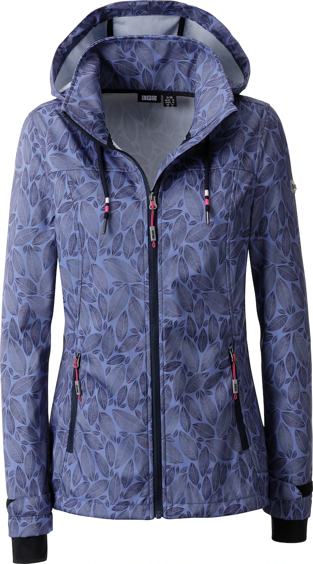 DEPROC Active Softshelljacke »SHELBY PEAK XV WOMEN« mit Kapuze mit abnehmbarer Kapuze