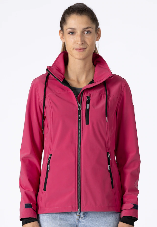 DEPROC Active Softshelljacke »DECORAH PEAK V WOMEN« mit Kapuze mit abnehmbarer Kapuze