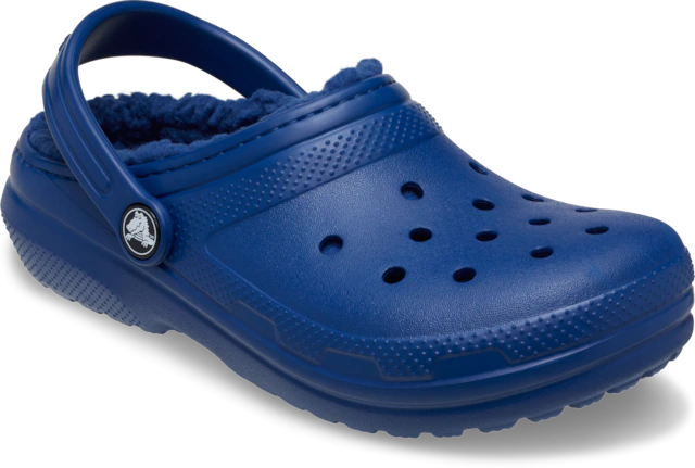 Crocs Clog »Kids Classic Lined Clog« Hausschuh, Pantoffel, Schlappen mit Warmfutter