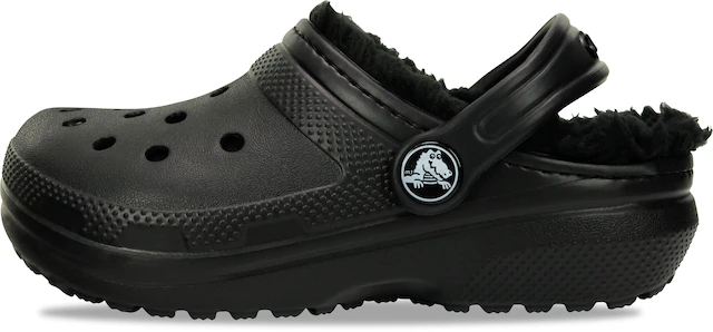 Crocs Clog »Kids Classic Lined Clog« Hausschuh, Pantoffel, Schlappen mit Warmfutter