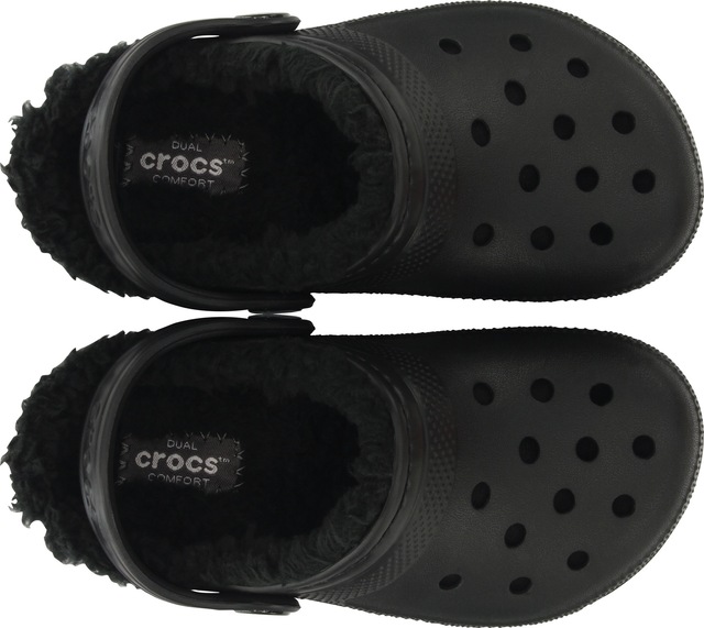 Crocs Clog »Kids Classic Lined Clog« Hausschuh, Pantoffel, Schlappen mit Warmfutter
