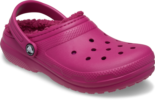 Crocs Clog »Kids Classic Lined Clog« Hausschuh, Pantoffel, Schlappen mit Warmfutter