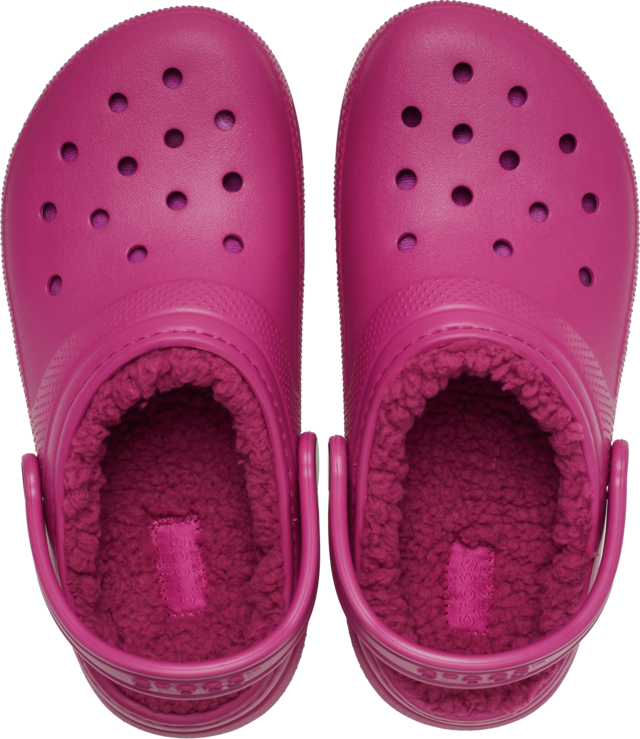 Crocs Clog »Kids Classic Lined Clog« Hausschuh, Pantoffel, Schlappen mit Warmfutter
