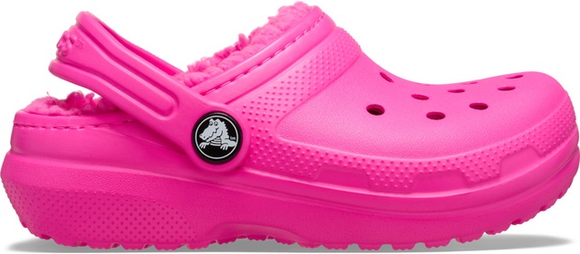 Crocs Clog »Classic Lined Clog« Kindergartenschuh, Hausschuh mit kuscheligem Futter