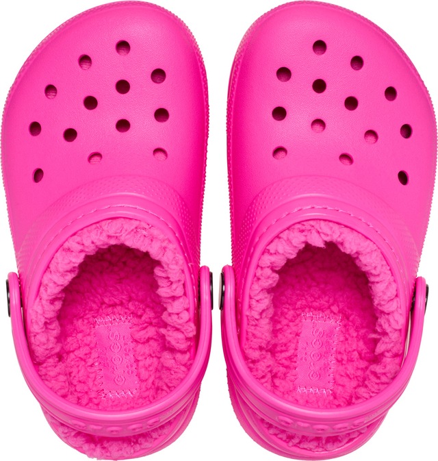 Crocs Clog »Classic Lined Clog« Kindergartenschuh, Hausschuh mit kuscheligem Futter
