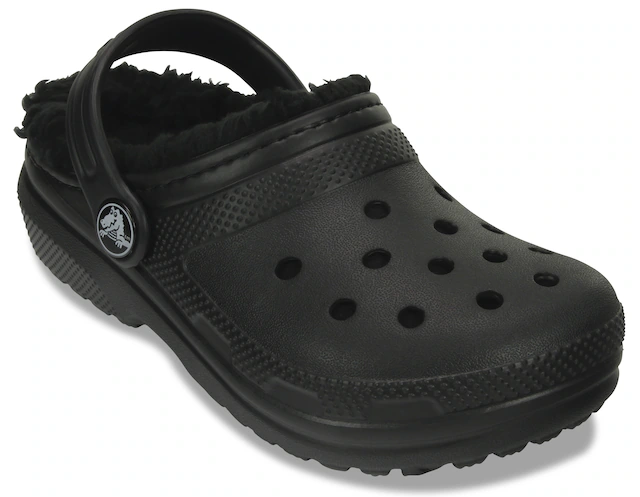 Crocs Clog »Classic Lined Clog« Kindergartenschuh, Hausschuh mit kuscheligem Futter