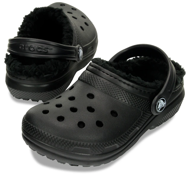 Crocs Clog »Classic Lined Clog« Kindergartenschuh, Hausschuh mit kuscheligem Futter