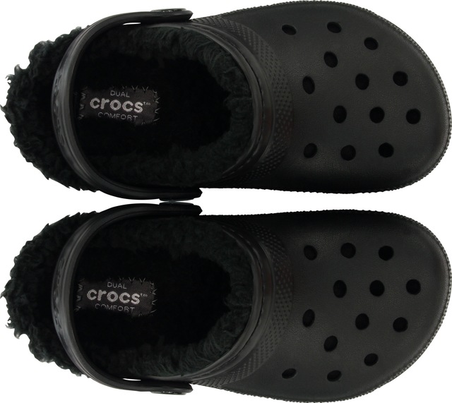 Crocs Clog »Classic Lined Clog« Kindergartenschuh, Hausschuh mit kuscheligem Futter