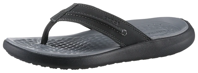Crocs Zehentrenner »Yukon Vista II Flip« Sandale, Sommerschuh mit Ziernaht