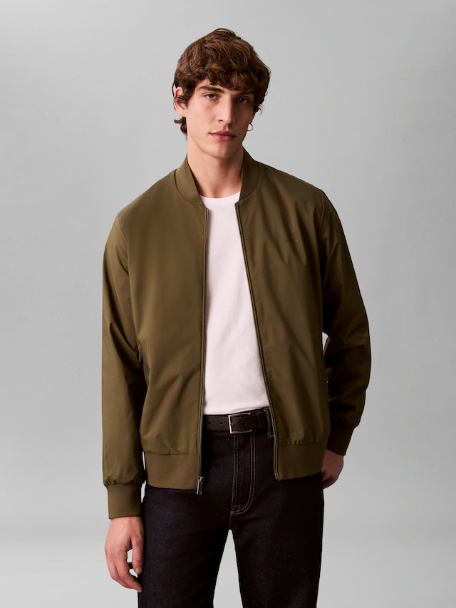 Calvin Klein Bomberjacke »MATTE BOMBER« ohne Kapuze Regular fit, mit Rundhalsausschnitt
