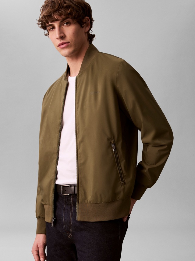 Calvin Klein Bomberjacke »MATTE BOMBER« ohne Kapuze Regular fit, mit Rundhalsausschnitt