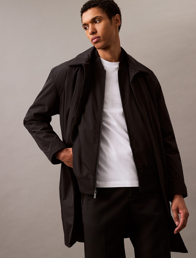 Calvin Klein Bomberjacke »MATTE BOMBER« ohne Kapuze Regular fit, mit Rundhalsausschnitt