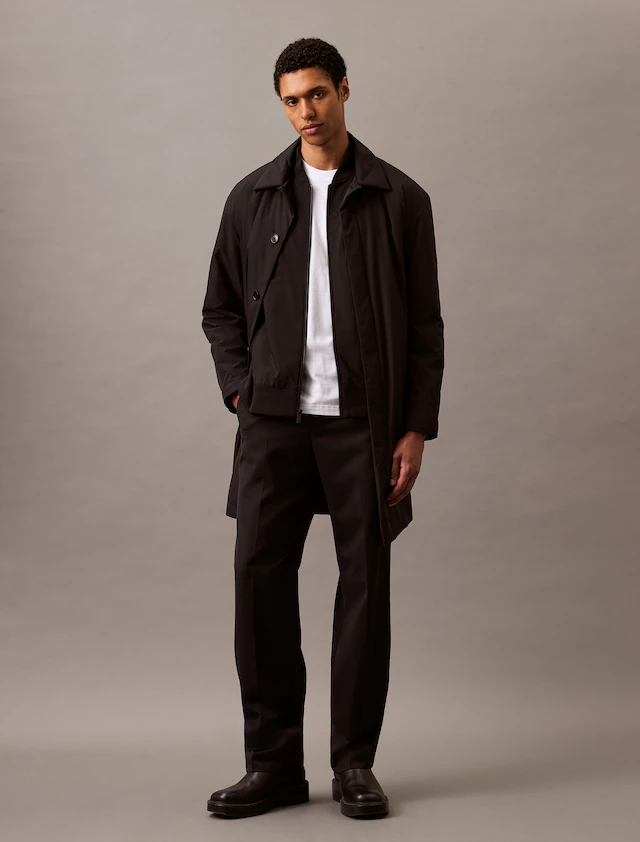 Calvin Klein Bomberjacke »MATTE BOMBER« ohne Kapuze Regular fit, mit Rundhalsausschnitt