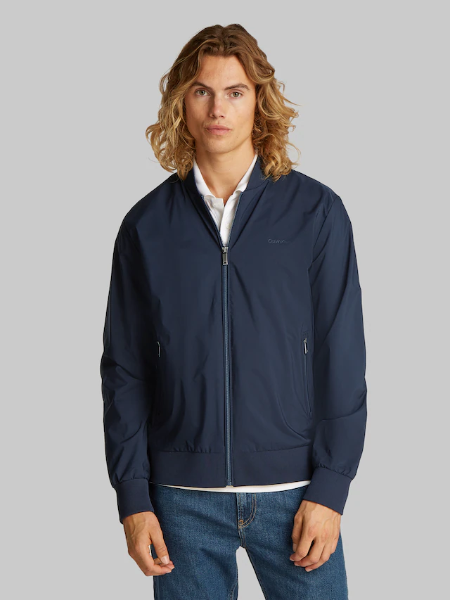 Calvin Klein Bomberjacke »MATTE BOMBER« ohne Kapuze Regular fit, mit Rundhalsausschnitt