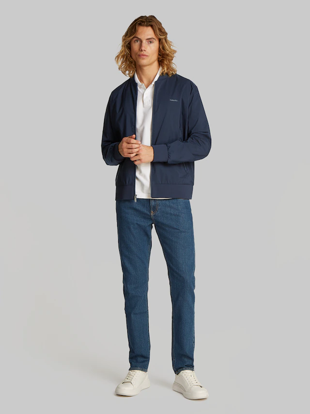 Calvin Klein Bomberjacke »MATTE BOMBER« ohne Kapuze Regular fit, mit Rundhalsausschnitt