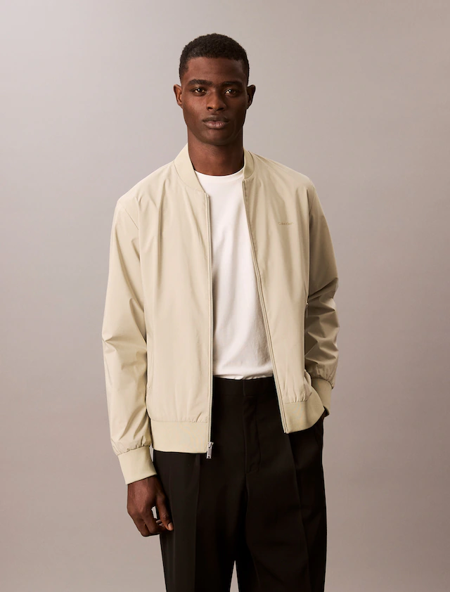 Calvin Klein Bomberjacke »MATTE BOMBER« ohne Kapuze Regular fit, mit Rundhalsausschnitt