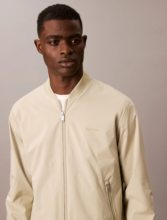 Calvin Klein Bomberjacke »MATTE BOMBER« ohne Kapuze Regular fit, mit Rundhalsausschnitt