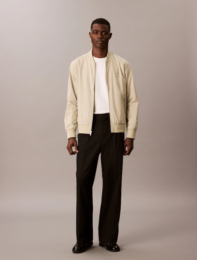 Calvin Klein Bomberjacke »MATTE BOMBER« ohne Kapuze Regular fit, mit Rundhalsausschnitt