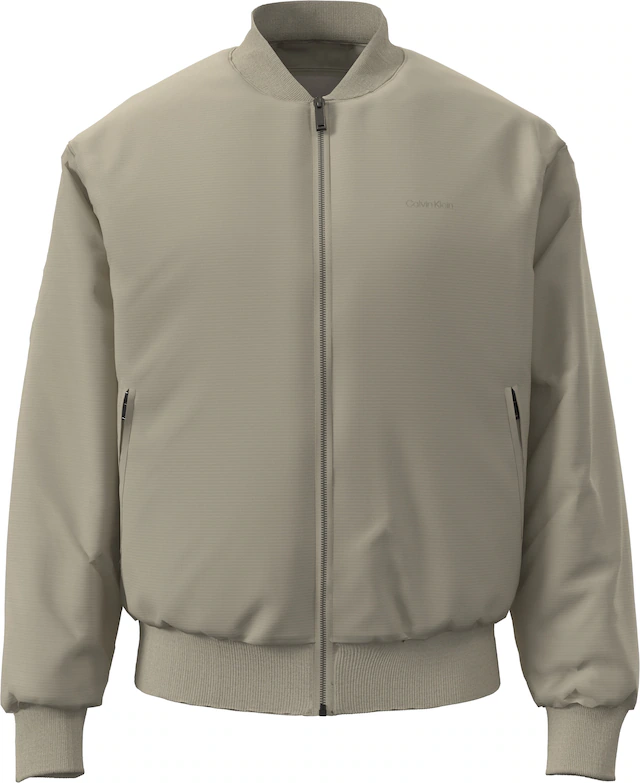 Calvin Klein Bomberjacke »MATTE BOMBER« ohne Kapuze Regular fit, mit Rundhalsausschnitt