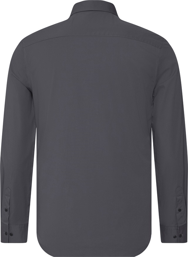 Calvin Klein Langarmhemd »LONG SLEEVE SOLID STRETCH SLIM SHIRT« slim fit, in Unifarbe