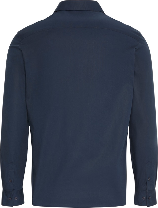 Calvin Klein Langarmhemd »LONG SLEEVE SOLID STRETCH SLIM SHIRT« slim fit, in Unifarbe