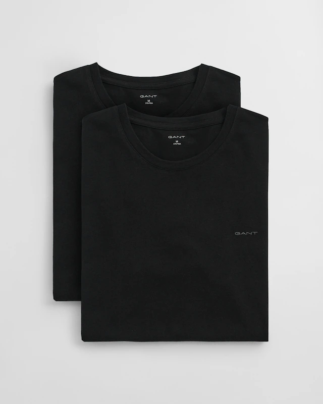 Gant Kurzarmshirt »C-NECK T-SHIRT 2-PACK« Mit Rundhalsausschnitt