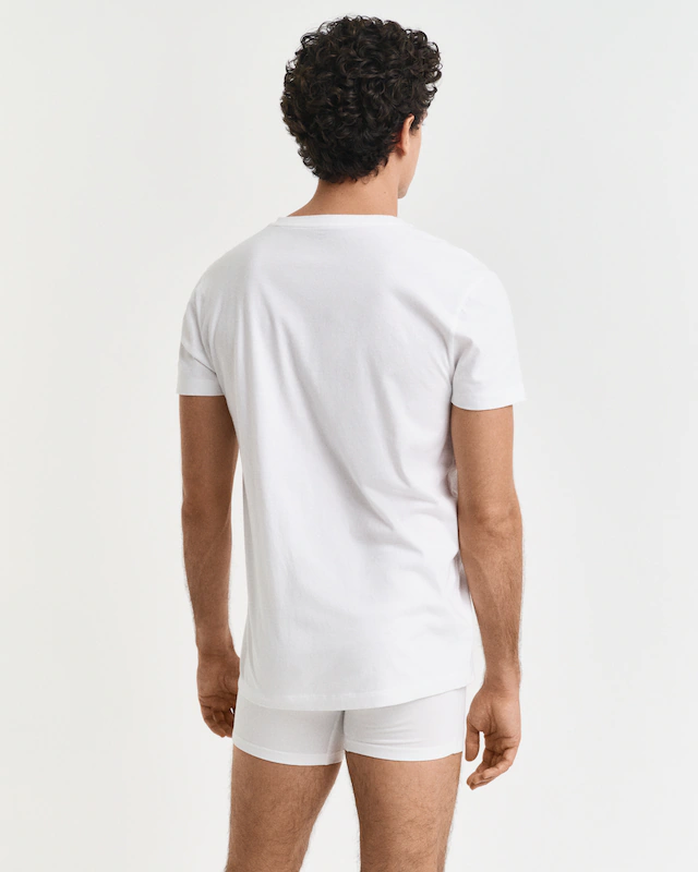 Gant Kurzarmshirt »V-NECK T-SHIRT 2-PACK« Mit V-Ausschnitt
