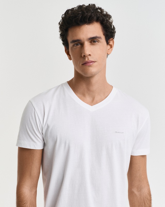 Gant Kurzarmshirt »V-NECK T-SHIRT 2-PACK« Mit V-Ausschnitt