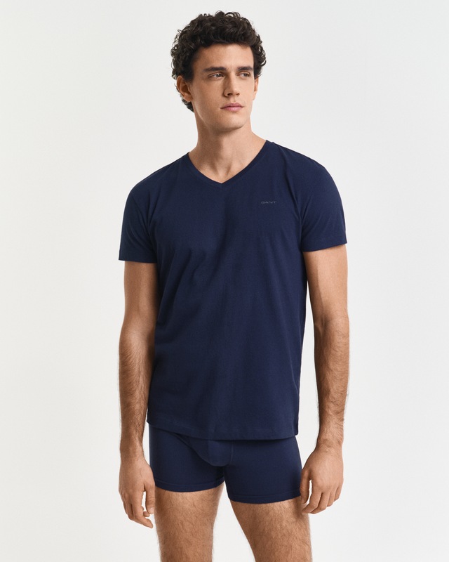 Gant Kurzarmshirt »V-NECK T-SHIRT 2-PACK« Mit V-Ausschnitt