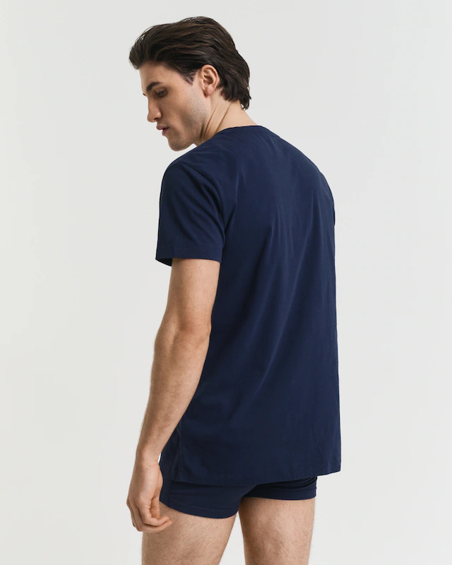 Gant Kurzarmshirt »V-NECK T-SHIRT 2-PACK« Mit V-Ausschnitt
