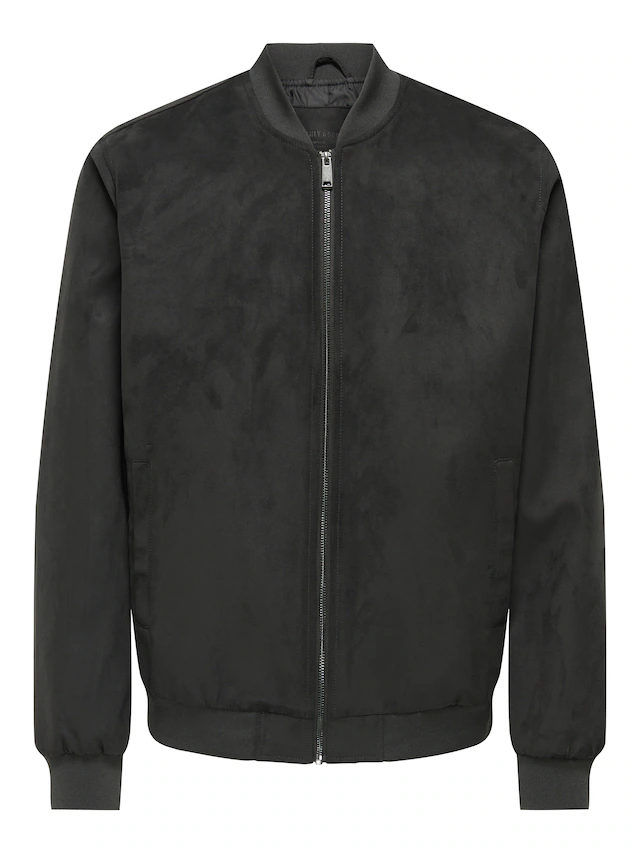 ONLY & SONS Blouson »ONSLUCAS FAKE SUEDE BOMBER OTW« Polyester, regular fit