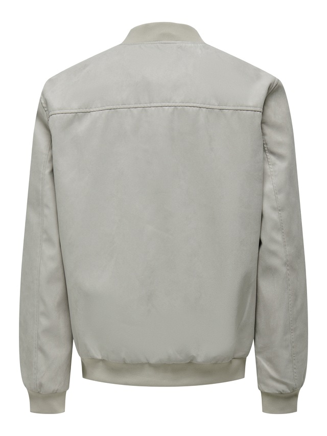 ONLY & SONS Blouson »ONSLUCAS FAKE SUEDE BOMBER OTW« Polyester, regular fit