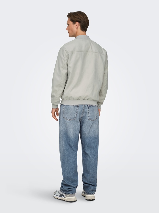 ONLY & SONS Blouson »ONSLUCAS FAKE SUEDE BOMBER OTW« Polyester, regular fit
