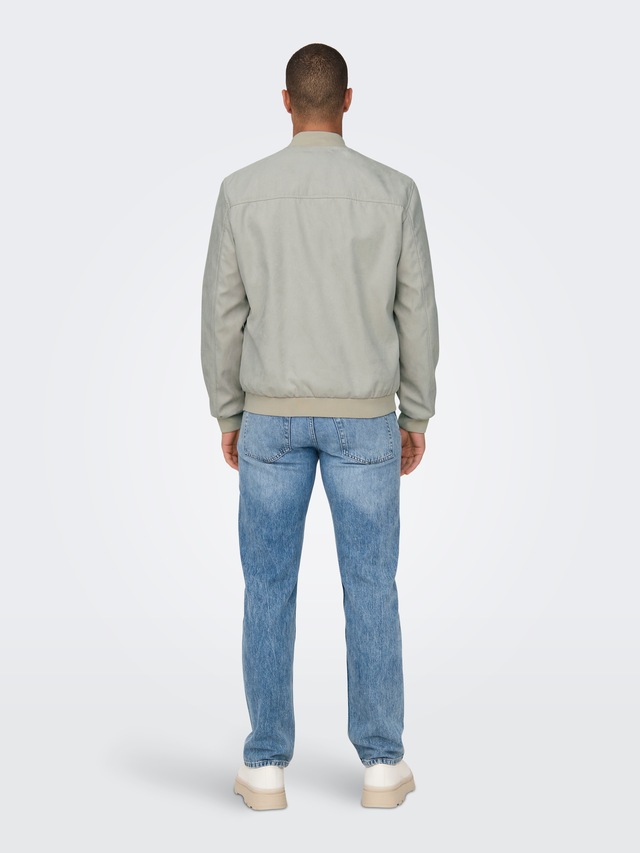 ONLY & SONS Blouson »ONSLUCAS FAKE SUEDE BOMBER OTW« Polyester, regular fit