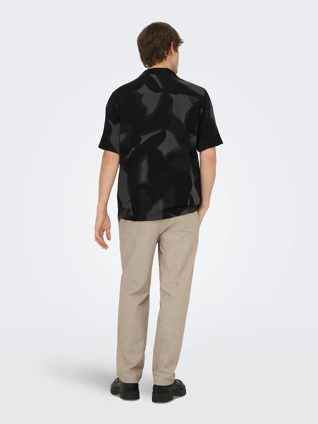ONLY & SONS Schlupfhose »ONSSINUS LOOSE 0007 COT LIN PANT NOOS« Baumwolle mit Leinen, locker geschnitten